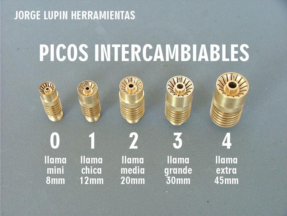 PICOS INTERCAMBIABLES SOPLETE